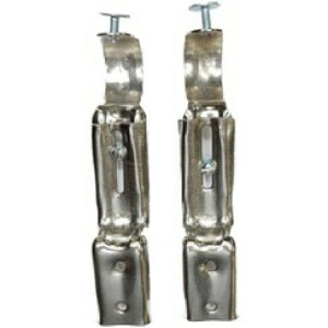 میل پرده پانچ استیل سایز ۱۵۰ سانتی متر پایه سقفی