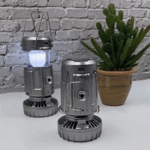 چراغ و پنکه کمپینگ خورشیدی کد 054