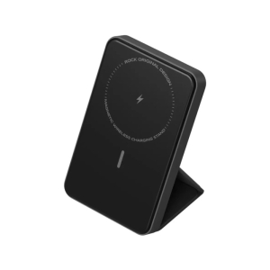  پاوربانک 5000 و شارژر بی سیم 15 وات راک مدل Rock P83 Wireless Charging Power Bank 