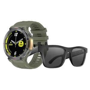  عینک آفتابی صوتی بلوتوثی و ساعت هوشمند گرین مدل GNSMTCOMBOBK 