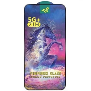 گلس تمام صفحه و تمام چسب سامسونگ گلکسی آ14/ آ14 فایو جی هورس