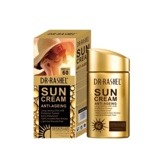 کرم ضد آفتاب بدون رنگ دکتر راشل SPF 60 وزن 80 گرم