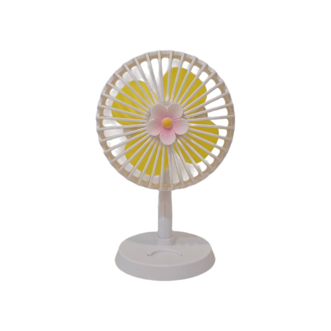 مینی پنکه مدل دستی و رومیزی قابل شارژ طرح گلبرگ مدل XJD 251