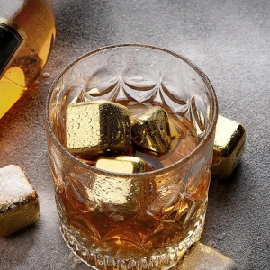 یخ فلزی طلایی 4 عددی مدل 304