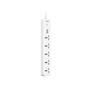  چند راهی برق پنج سوکت، دو یو اس بی و یک تایپ سی الدنیو مدل SC5319 5 Port  
