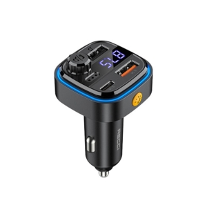  شارژر فندکی تایپ سی و یو اس بی 30 وات و گیرنده بلوتوثی رسی مدل RQ08 