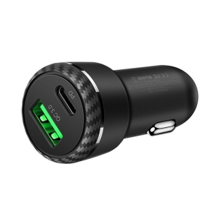 شارژر فندکی فست شارژ ماشین تایپ سی 38 وات مک دودو مدل CC-597