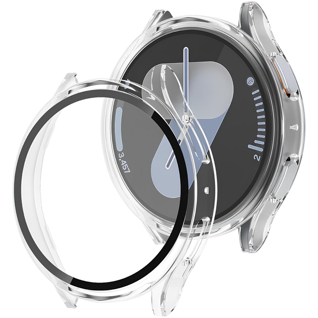  قاب محافظ و گلس ساعت هوشمند سامسونگ 44 میلی‌متری سری 6 