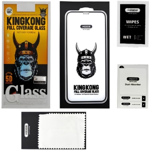  گلس شیشه ای تمام صفحه آیفون 15 پرو موکوسون KINGKONG 