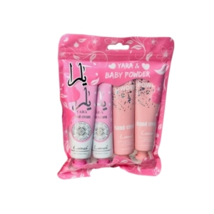 کرم مرطوب کننده Luenco مدل یارا و baby powder مجموعه 4 عددی