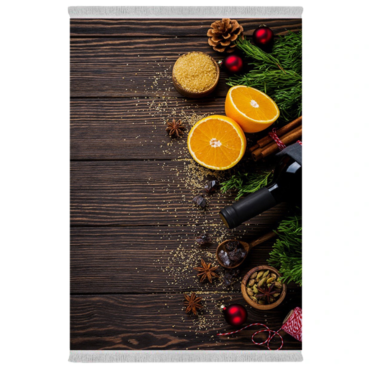 فرش پارچهای دفه مدل فرشینه طرح آشپزخانه کد 1145