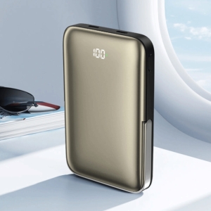  پاوربانک مگنتی 10000 میلی‌آمپر 15 وات، شارژر بی‌سیم اپل‌واچ 2.5 وات و تایپ‌سی ویوو مدل Wi-P018 