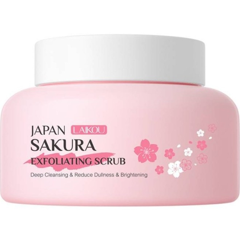 اسکراب لایه بردار شکوفه گیلاس ساکورا ژاپنی، کلاژن ساز، ضد التهاب لایکو حجم 100 گرم