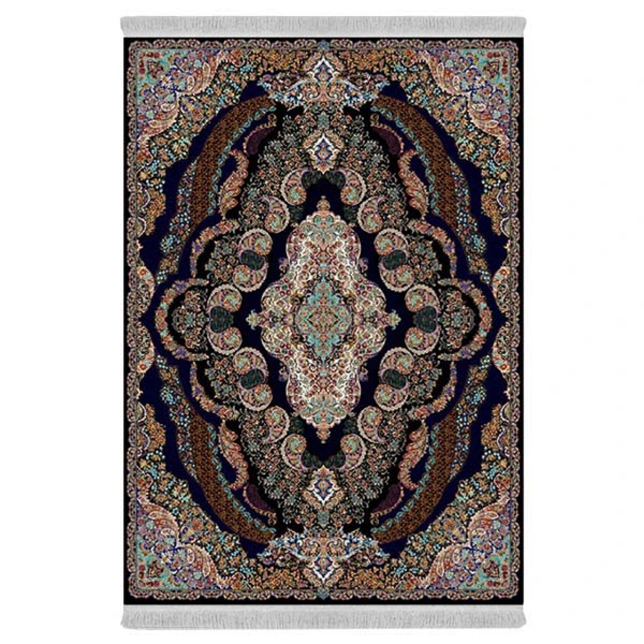 فرش پارچهای دفه مدل فرشینه هازان مخمل کد 064