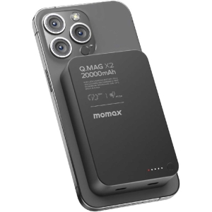  پاوربانک مگ سیف 15 وات و تایپ سی 20 وات 20000 مومکس مدل  Q.MAG X2 IP133 