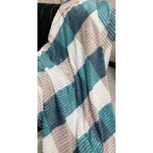 پتو مسافرتی مدل ژله ای پلیسه چهار خونه سایز 210 × 225سانتی متر