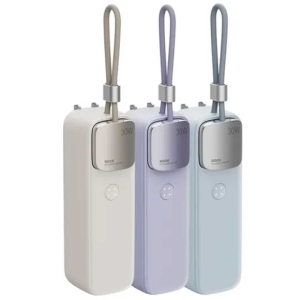  پاوربانک تایپ سی 30 وات 5000 به همراه کابل تایپ سی راک مدل RWC-8890 