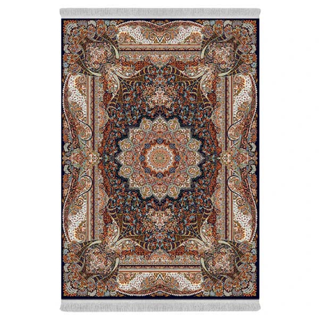 فرش پارچهای دفه مدل فرشینه هازان مخمل کد 108