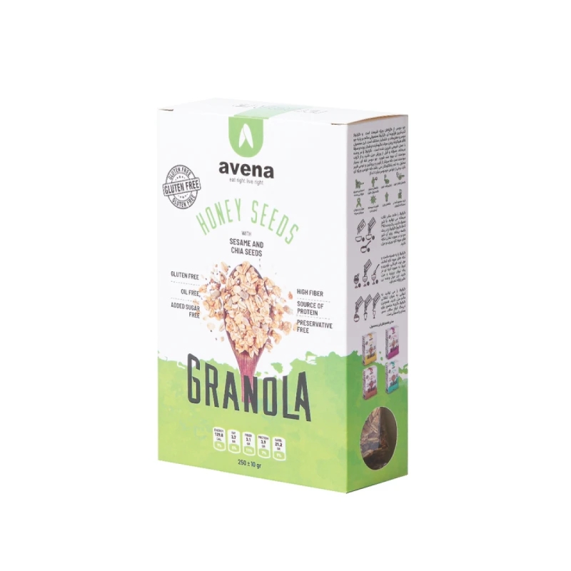 گرانولای دانه چیا و کنجد اونا حجم 250 گرم