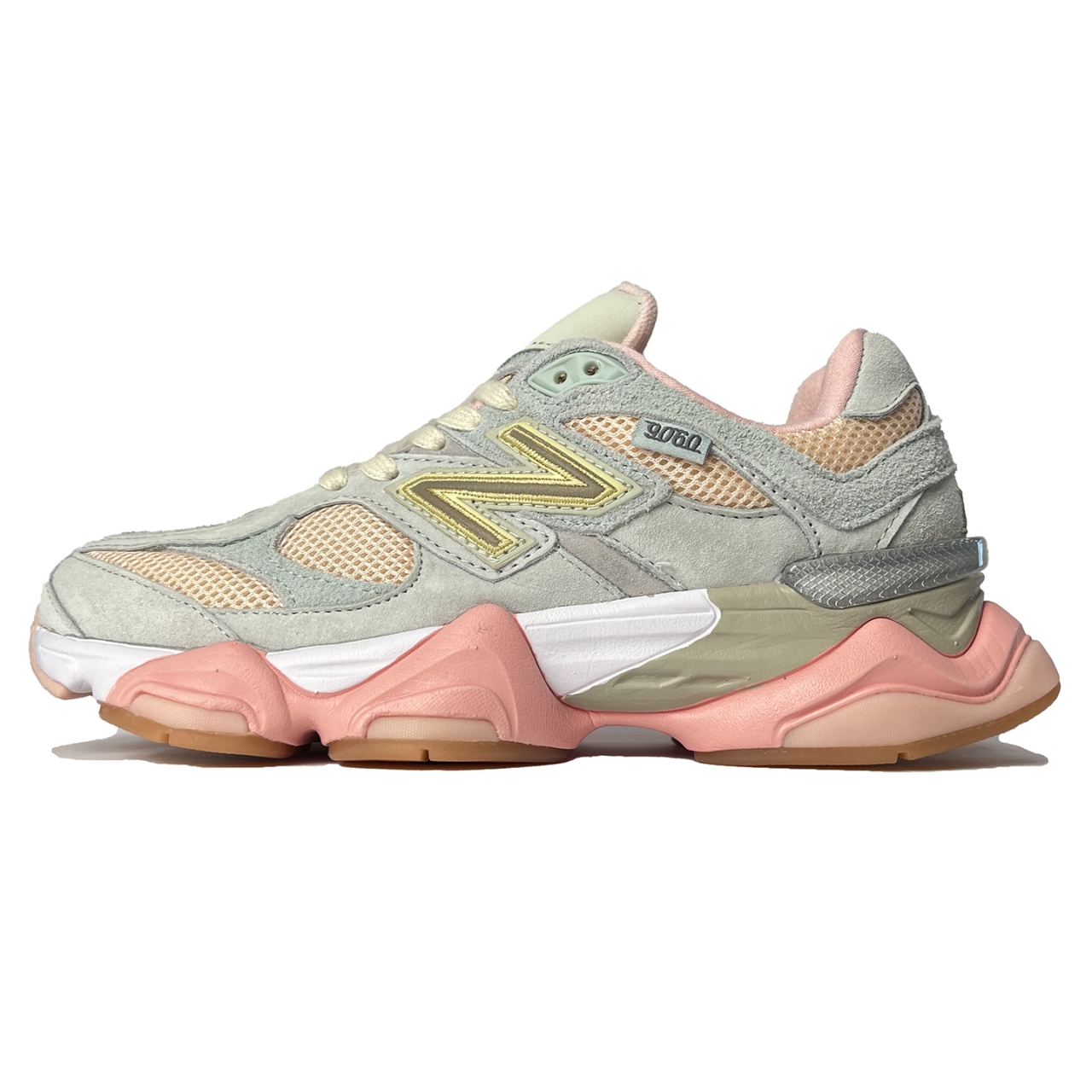 کفش راحتی زنانه نیوبالانس مدل 9060 طوسی صورتی 