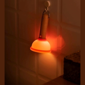  چراغ قوه و چراغ کمپینگ شارژی فانتزی سیلیکونی پیستونی مدل DS-PLGR-01 