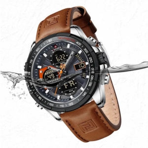 ساعت مچی عقربه‌ای مردانه  کوارتز نیوی فورس مدل NF9197