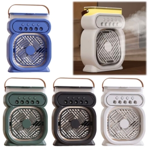 پنکه مه پاش رومیزی مدل تایمردار air coler fan