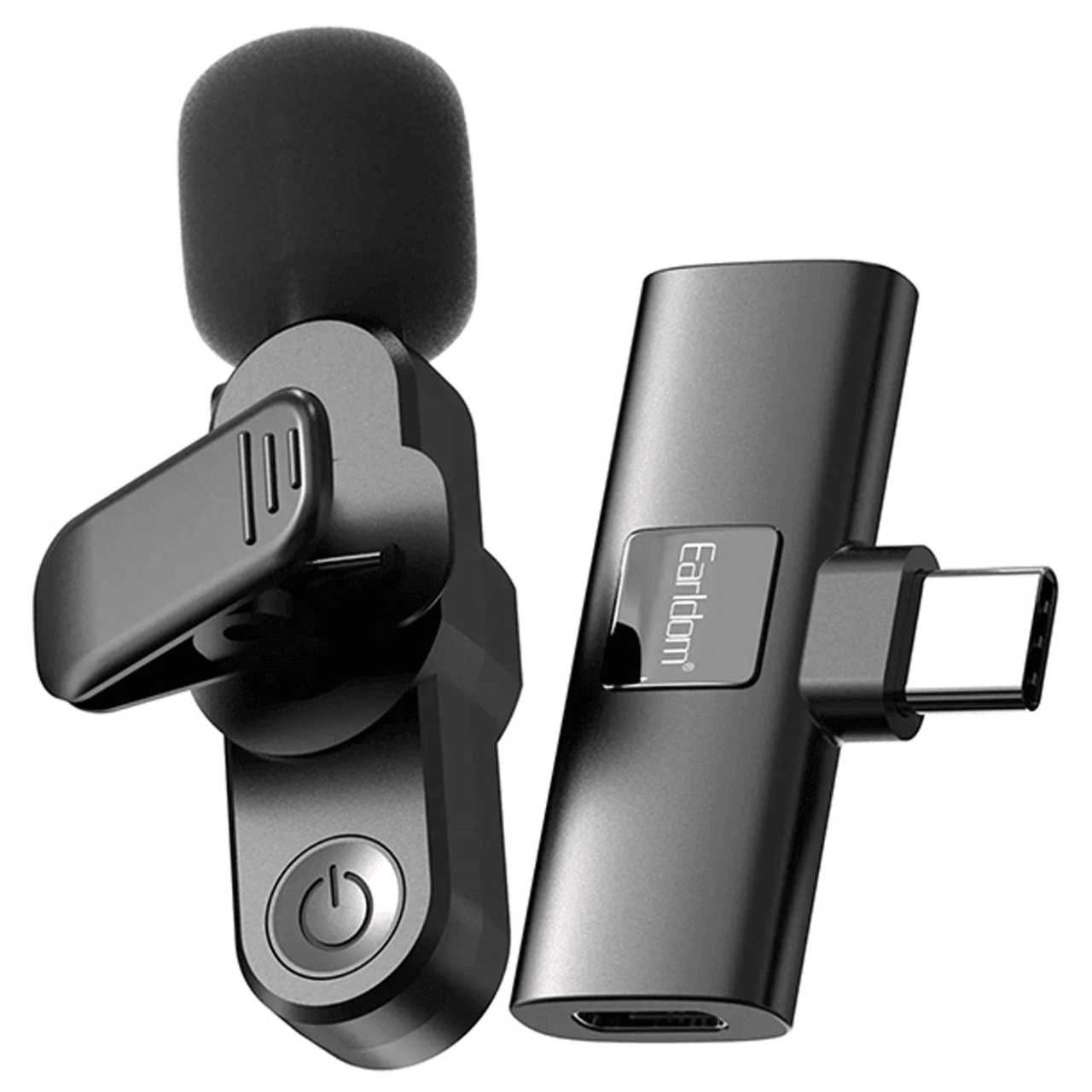  میکروفون بی سیم یقه‌ای تایپ سی ارلدام مدل MC7C 