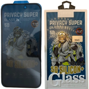  گلس پرایوسی ایربگ دار آیفون 15 پرو مکس 5 بعدی موکوسون Privacy Super 