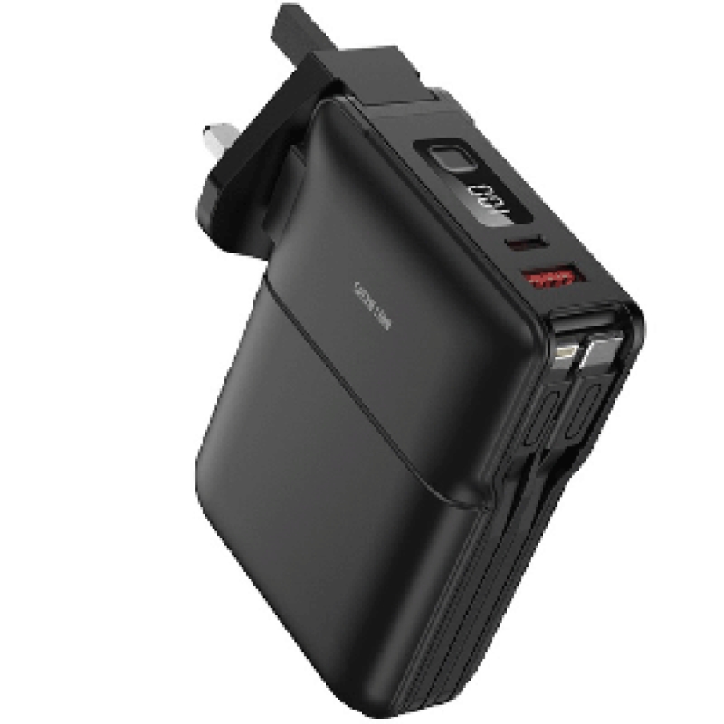 پاور بانک 10000 تایپسی، یواسبی و لایتنینگ 20 وات گرین لاین مدل GNTRVB10KBK