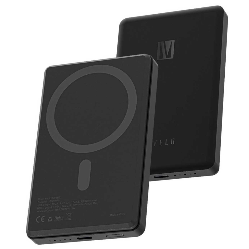 پاوربانک وایرلس 15 وات و تایپ سی 20 وات لِوِلو مدل LVLRPB10