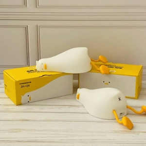 چراغ خواب سیلیکونی طرح اردک خسته کد ZH120