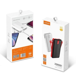 پاوربانک الدینیو مدل PL 2014 ظرفیت 20000 میلی آمپر ساعت