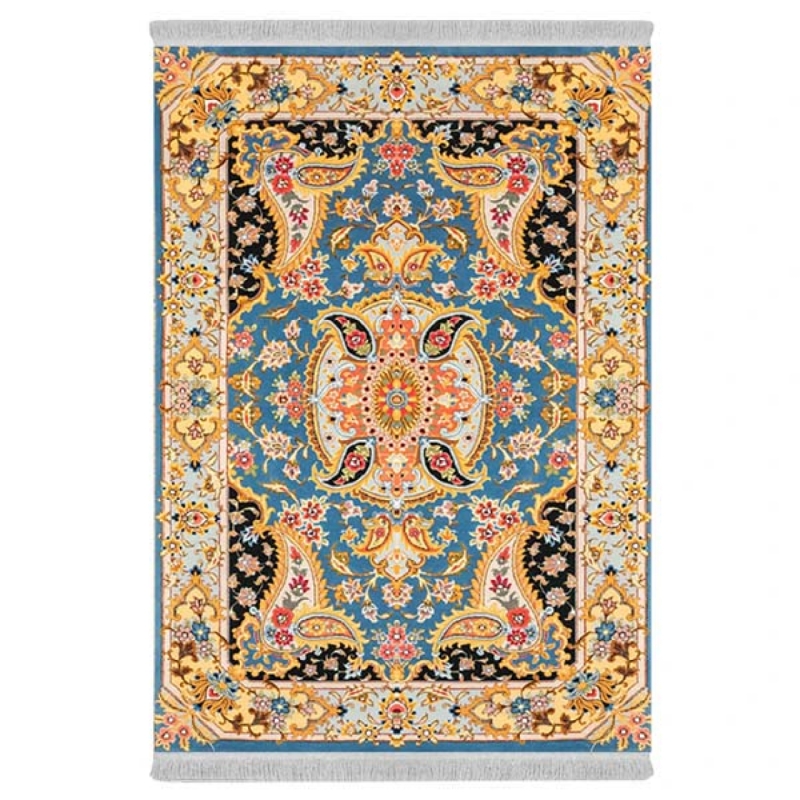 فرش پارچهای دفه مدل فرشینه هازان مخمل کد 097