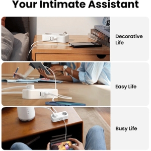  چندراهی برق دو سوکت و شارژر رومیزی یو‌اس‌بی و تایپ‌سی 30 وات یوگرین مدل CD280 50683 