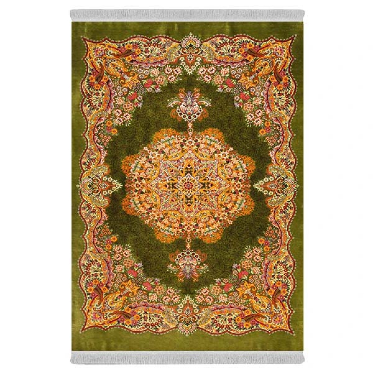 فرش پارچهای دفه مدل فرشینه هازان مخمل کد 167