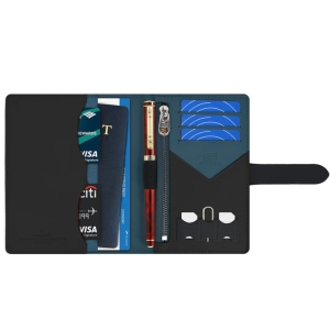 کیف پول و کیف پاسپورتی مردانه ویوو مدل APWBL