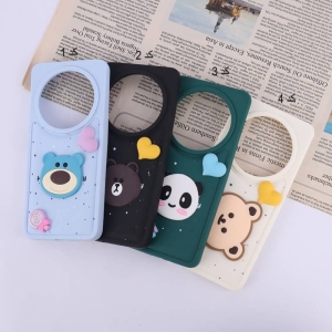 کاور ژله ای طرح آبنبات و قلب مناسب برای گوشی موبایل شیائومی Redmi 14C / Poco C75