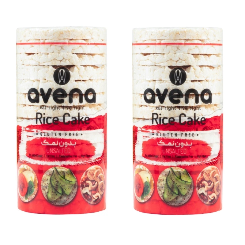 رایس کیک بدون نمک بدون گلوتن اونا  110 گرم بسته 2 عددی