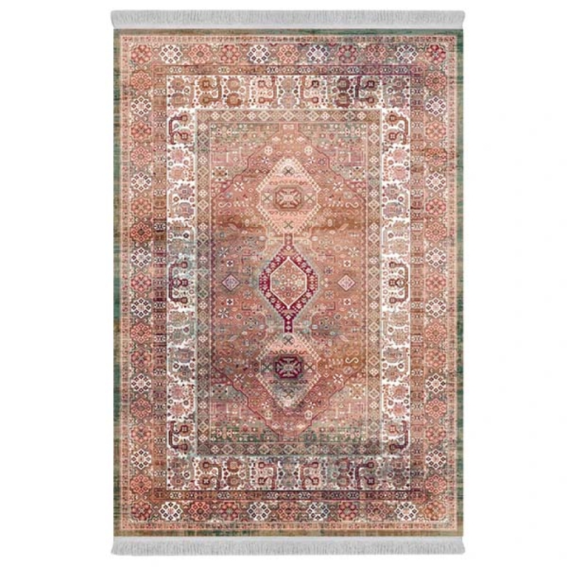 فرش پارچهای دفه مدل فرشینه طرح مدرن کد 540