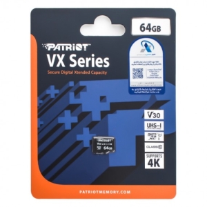 کارت حافظه microSDXC پتریوت مدل VX Series ظرفیت 64 گیگابایت 