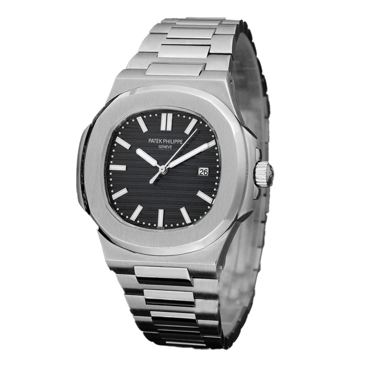 ساعت مچی عقربه‌ای مردانه کوارتز مدل ناتیلوس صفحه مشکی