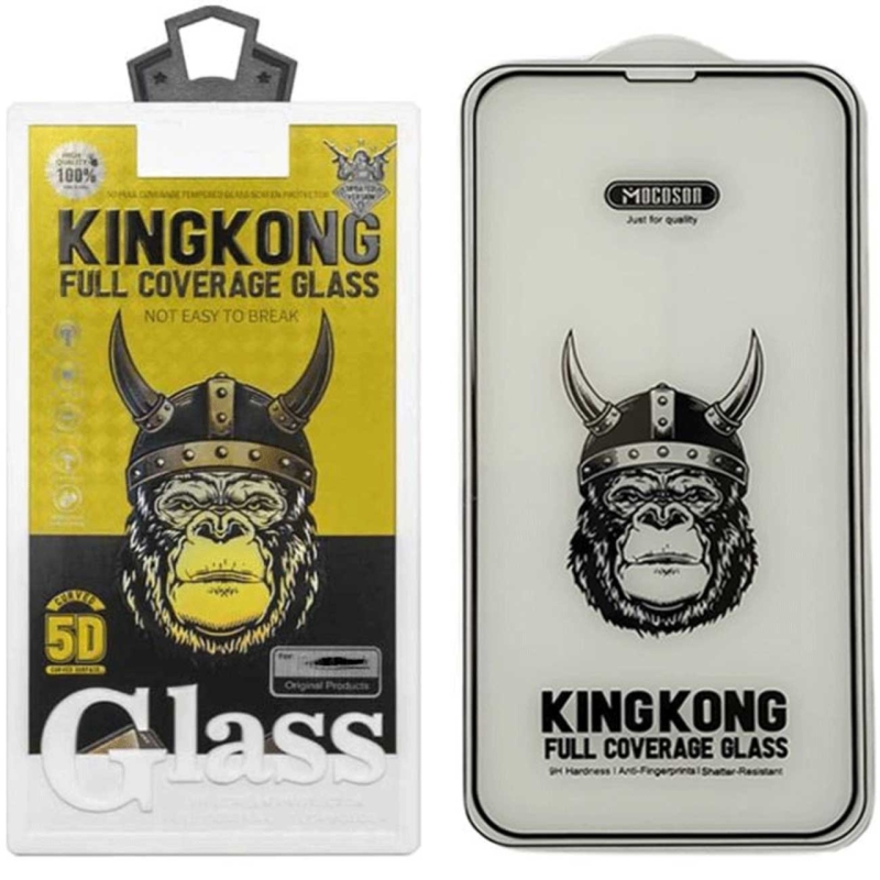 گلس شیشهای تمام پوشش گوشی آیفون 14 پرو موکوسون KINGKONG
