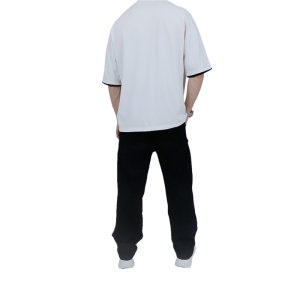 شلوار اسلش مردانه بگ مشکی طرح ALO