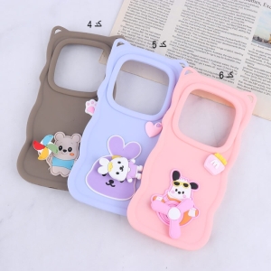 کاور طرح موج دار اسپینر دار گوش دار مناسب برای گوشی موبایل شیائومی Redmi A4