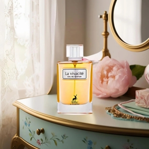 ادوپرفیوم زنانه الحمبرا مدل لانکوم لاویه است بله حجم 100 میل