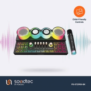  میکسر و دی‌جی چند پلتفرمی پورودو مدل PD-ST21MIX-BK 