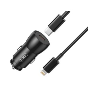  شارژر فندکی فست شارژ ماشین تایپ سی 30 وات ایکس او مدل CC57 