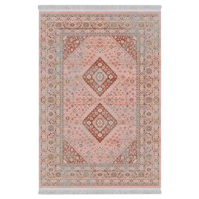 فرش پارچهای دفه مدل فرشینه طرح مدرن کد 356