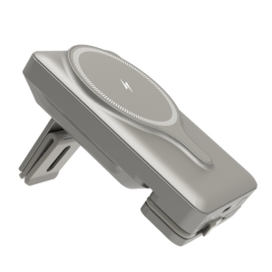  پاوربانک وایرلس 15 وات و تایپ سی 20 وات 5000 با قابلیت اتصال به دریچه کولر ماشین پاورولوژی مدل PPBCHA32 